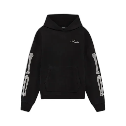 Bones Oversized Hoodie - Black