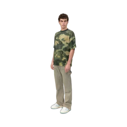 Camo Oversized Tee - Green