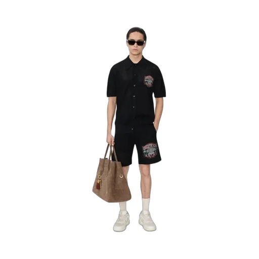 Chateau Amiri Crochet Short - Black