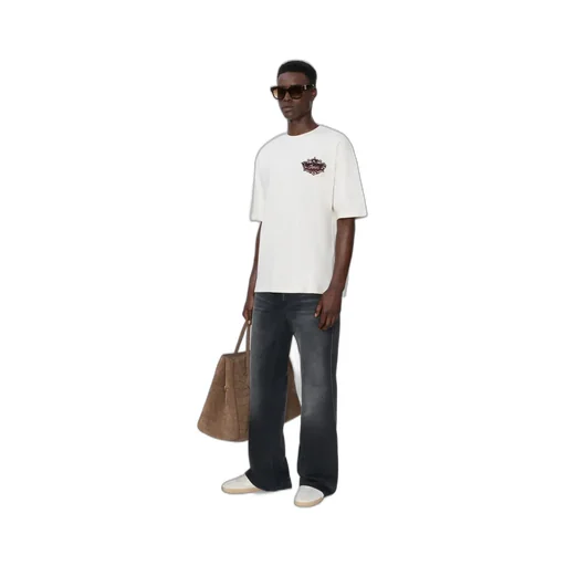 Chateau Crest Oversized Tee - Ivory