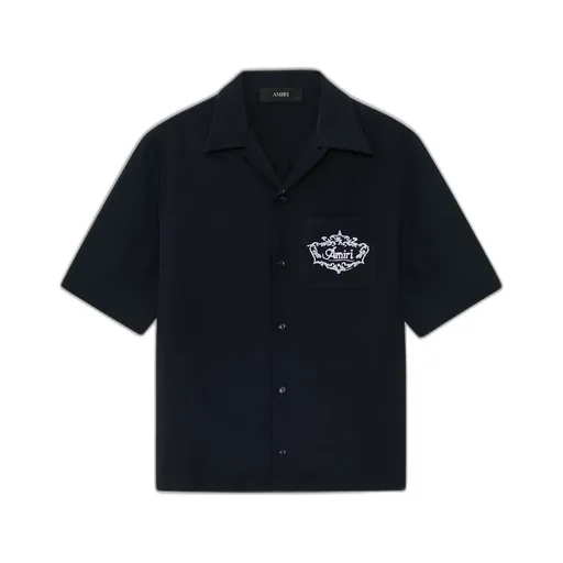 Chateau Crest Camp Shirt - Black