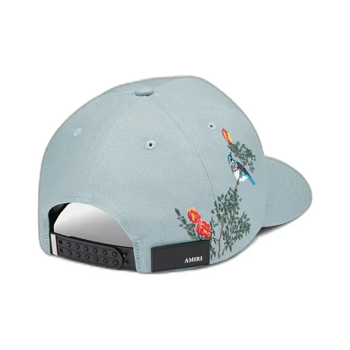 Chateau Floral Cotton Hat - Steel