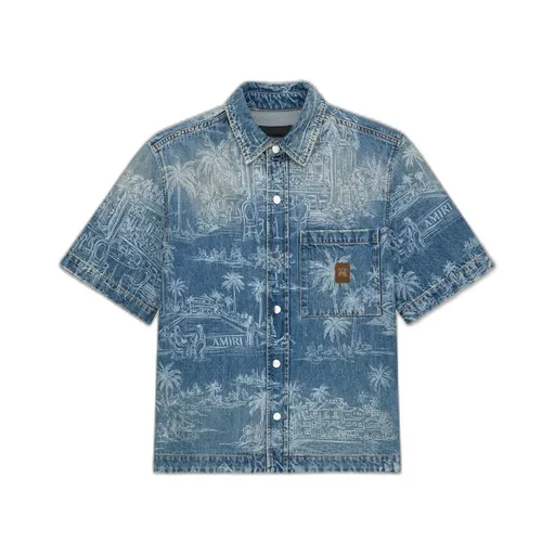 Chateau Palms Denim Shirt - Harbor Indigo