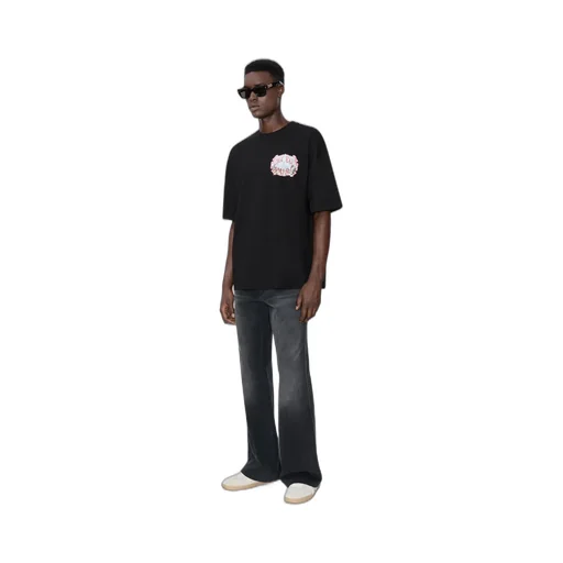 Chateau Sketch Oversized Tee - Black