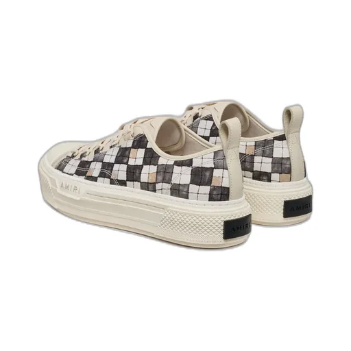 Checkered Court Low - Black