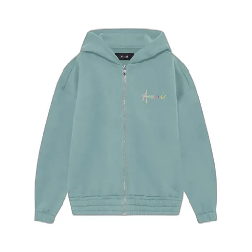 Kids - Kids' Ma Birds Zip Up Hoodie - Ceramic Teal