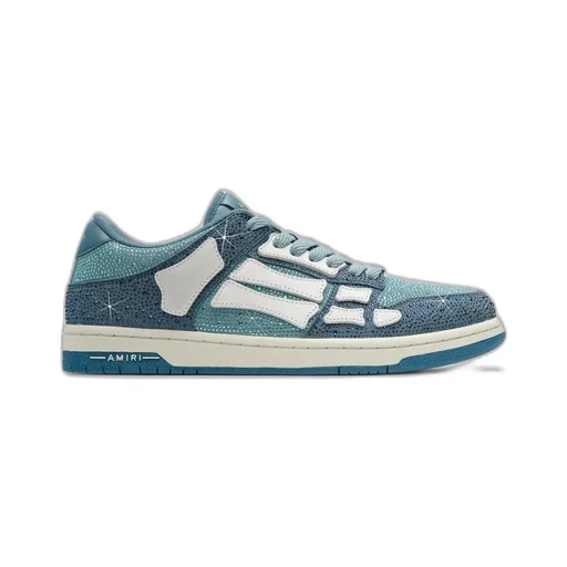 Crystal Skel-Top Low - Blue