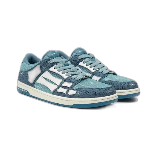 Crystal Skel-Top Low - Blue