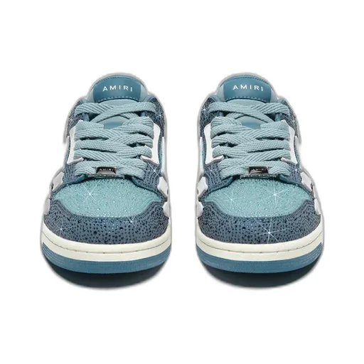 Crystal Skel-Top Low - Blue