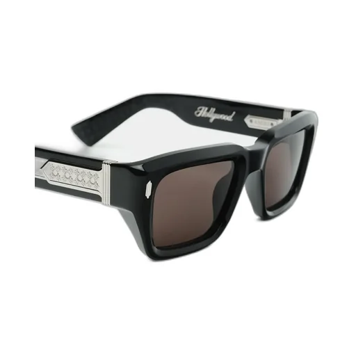 Hollywood Sunglasses - Black Silver