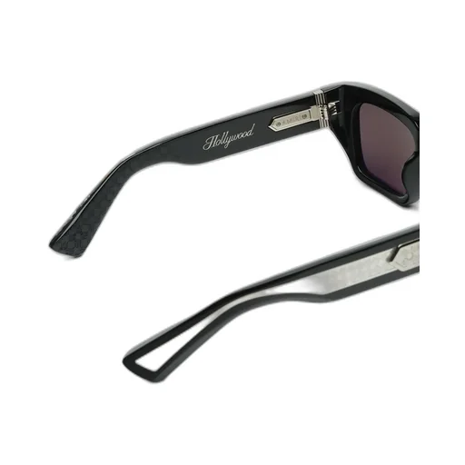 Hollywood Sunglasses - Black Silver