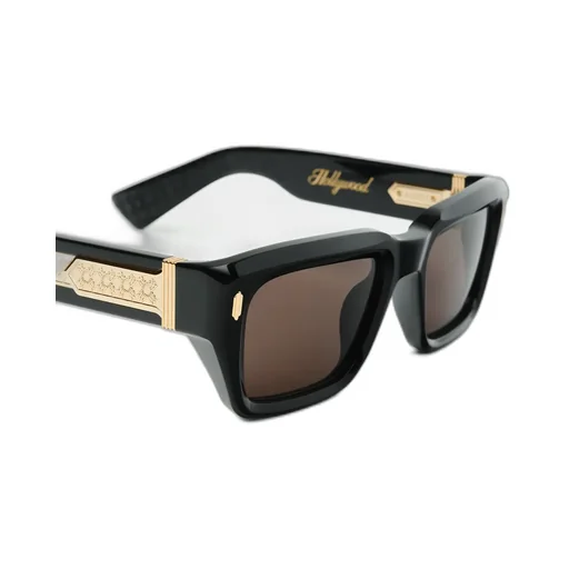 Hollywood Sunglasses - Black Gold