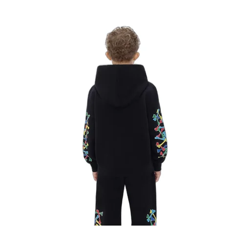 Kids - Kids Amiri Bones Scribble Hoodie - Black