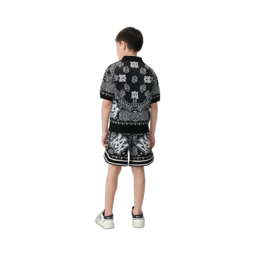 Kids - Kids' Bandana Short - Black
