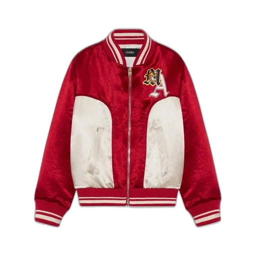 Kids - Kids' Varsity Patch Jacket - Red Rose