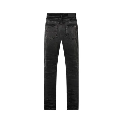 Leather Straight Mx1 Jean - Vintage Black