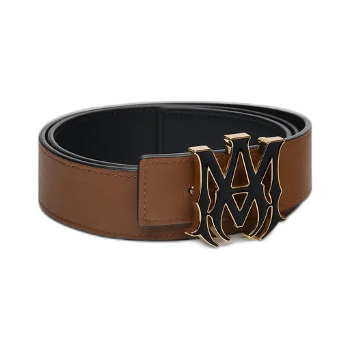 Ma 4Cm Enamel Belt - Black Brown