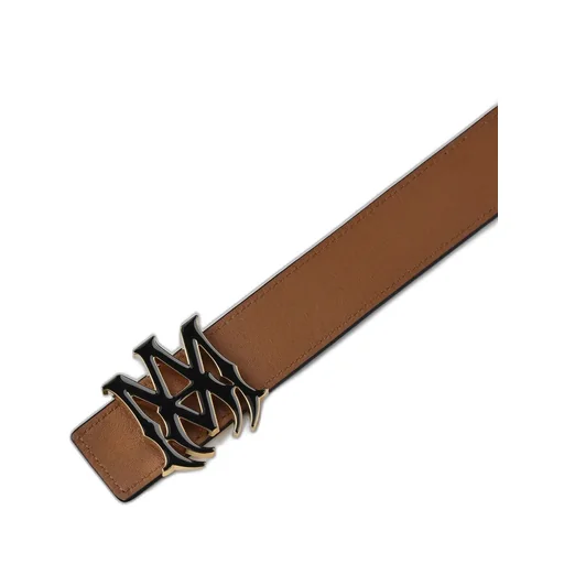 Ma 4Cm Enamel Belt - Black Brown