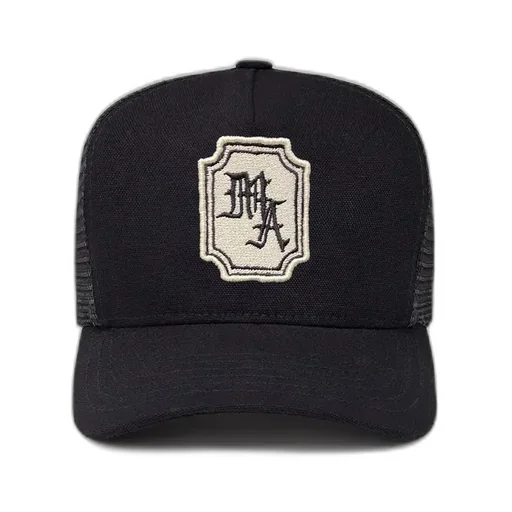 Ma Chateau Cotton Trucker Hat - Black