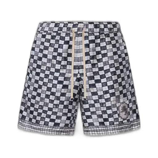 Ma Checkered Short - Taupe