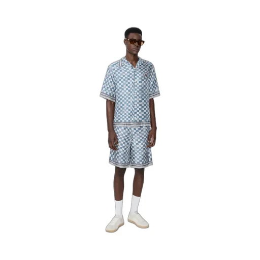 Ma Checkered Short - Steel