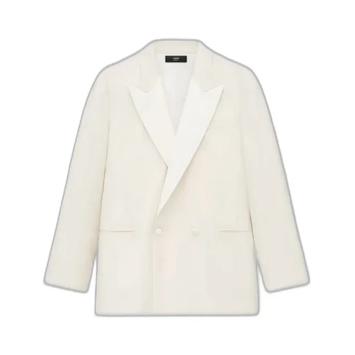 Ma Double-Breasted Blazer - Alabaster