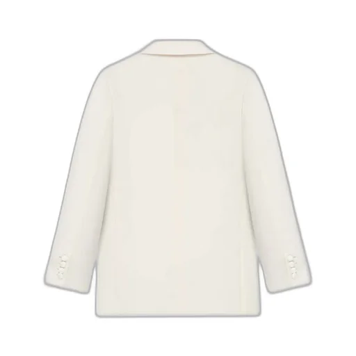 Ma Double-Breasted Blazer - Alabaster