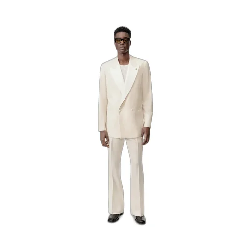 Ma Double-Breasted Blazer - Alabaster