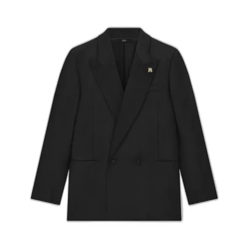Ma Double-Breasted Blazer - Black