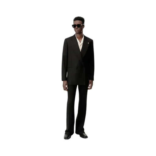 Ma Double-Breasted Blazer - Black