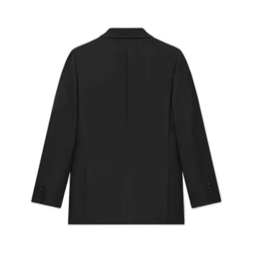 Ma Double-Breasted Blazer - Black