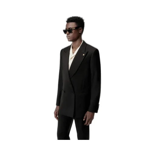 Ma Double-Breasted Blazer - Black