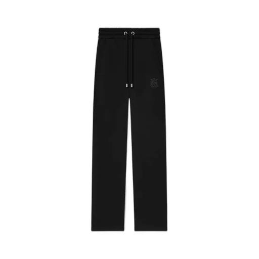 Ma Embroidered Oversized Sweatpant - Black