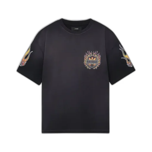Ma Flames Oversized Tee - Black