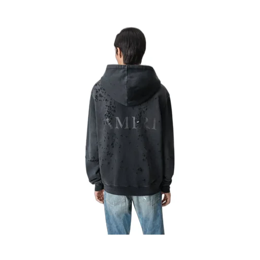 Ma Logo Shotgun Zip Hoodie - Faded Black