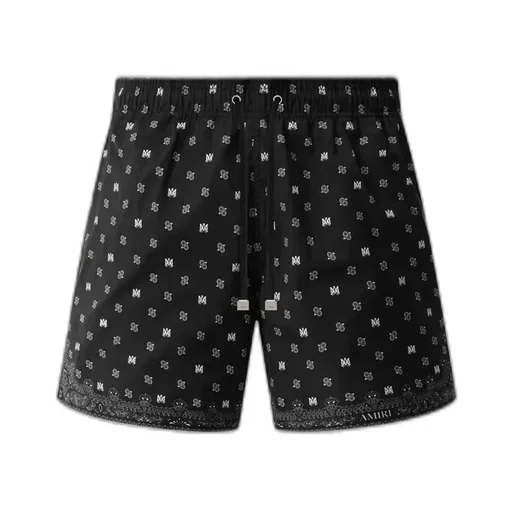 Ma Paisley Swim Trunk - Black