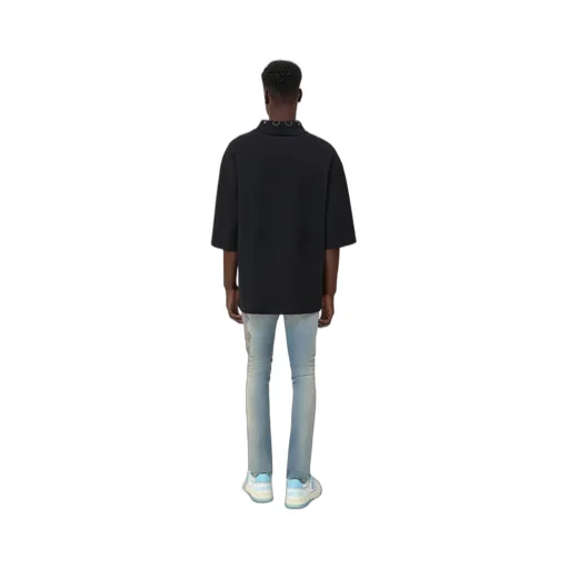 Ma Quad Applique Skinny Jean - Dust Indigo