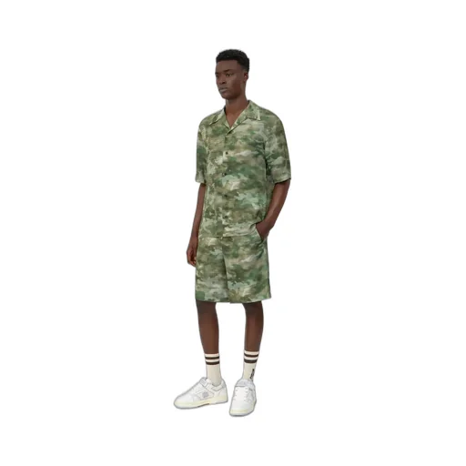 Ma Quad Camo Camp Shirt - Natural