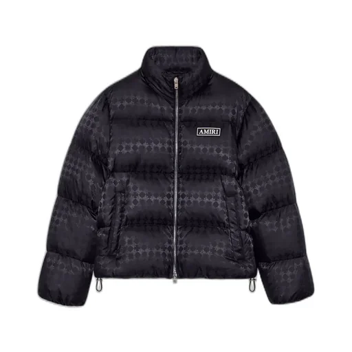 Ma Quad Jacquard Down Jacket - Black