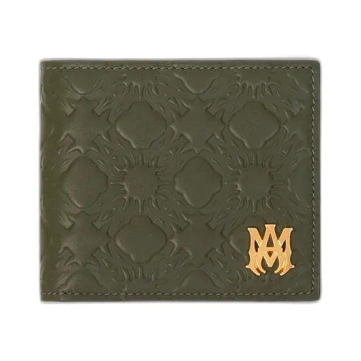 Ma Quad Leather Bifold - Dark Sage