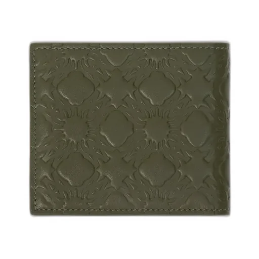 Ma Quad Leather Bifold - Dark Sage