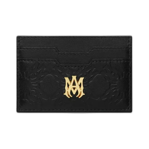 Ma Quad Leather Card Holder - Black