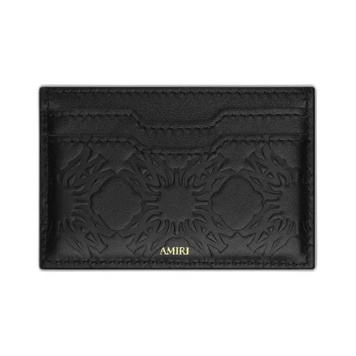 Ma Quad Leather Card Holder - Black