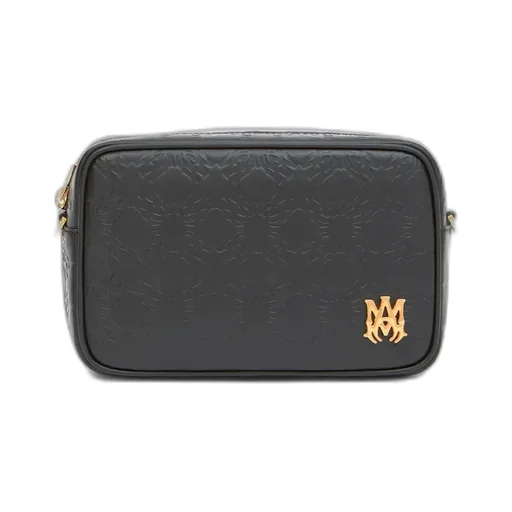 Ma Quad Leather Camera Case - Black