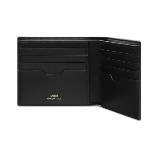 Ma Quad Leather Bifold - Black
