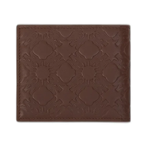 Ma Quad Leather Bifold - Dark Brown