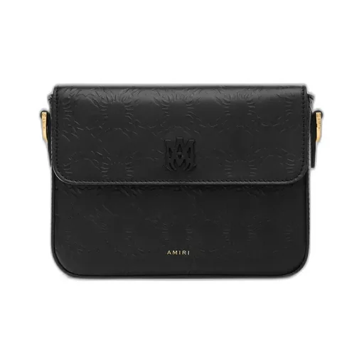 Ma Quad Leather Crossbody - Black