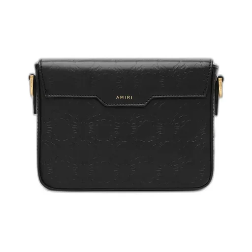 Ma Quad Leather Crossbody - Black