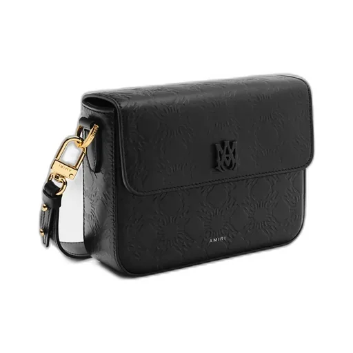 Ma Quad Leather Crossbody - Black
