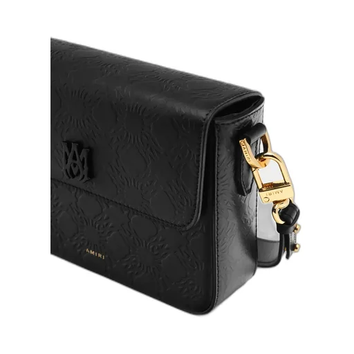 Ma Quad Leather Crossbody - Black